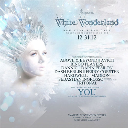 White Wonderland - December 31 (Anaheim Convention Center)