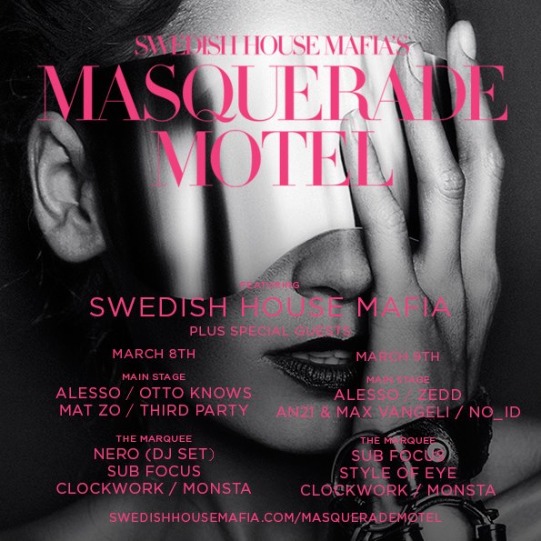 Swedish House Mafia's Masquerade Motel Lineup