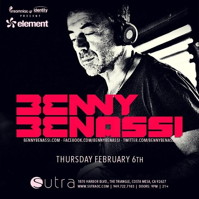 Benny Benassi - February 6 (Sutra, Costa Mesa)