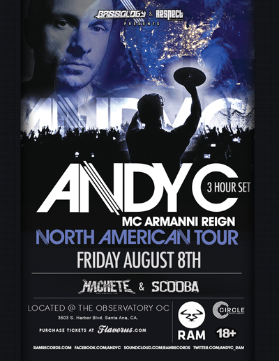 Andy C - August 8 (Observatory, Santa Ana)