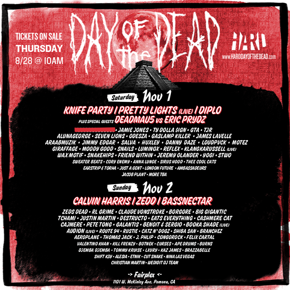 HARD: Day of the Dead 2014 - November 1 & 2 (Fairplex, Pomona)