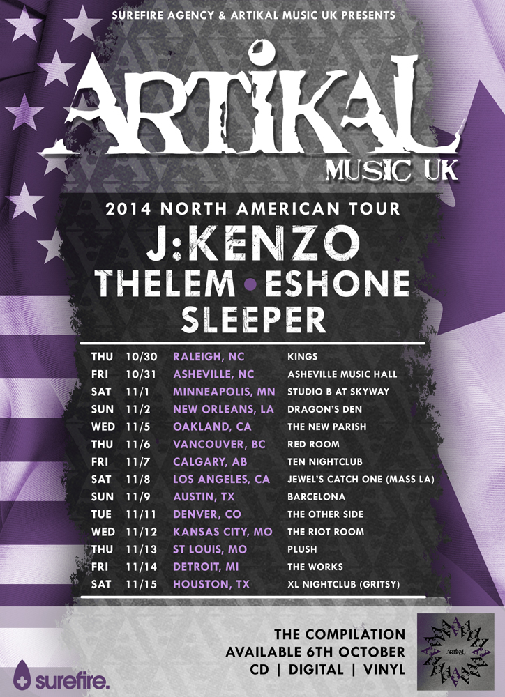 Artikal Music UK North American Tour