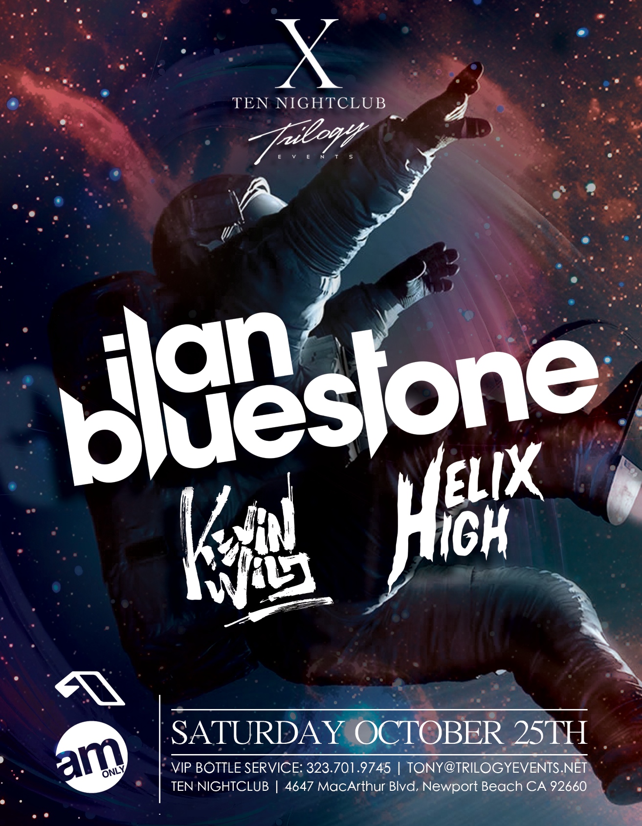 Ilan Bluestone - October 25 (Ten Nightclub, Newport Beach)
