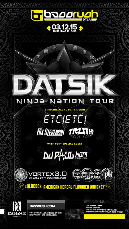 Datsik - March 12 (Exchange, Los Angeles)