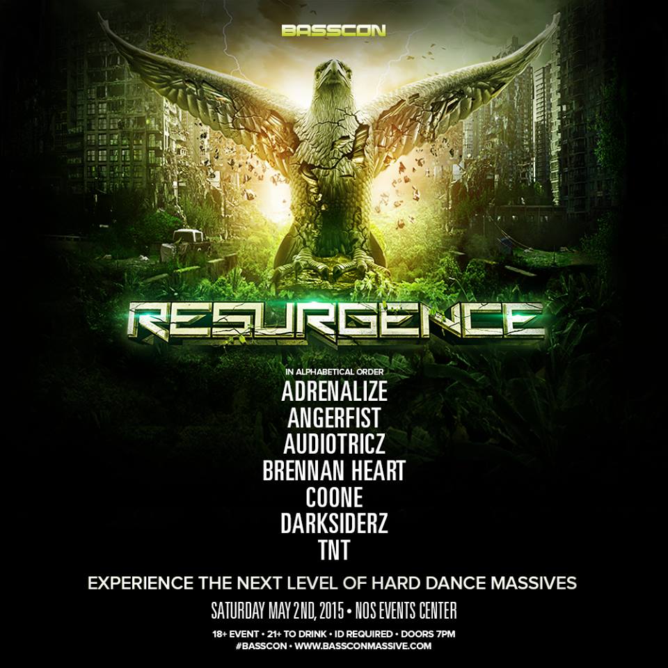 Basscon presents...Resurgence - May 2 (NOS Events Center, San Bernardino)