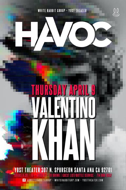 Valentino Khan - April 9 (Yost Theater, Santa Ana)