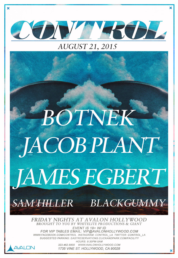 Botnek, Jacob Plant, & James Egbert - August 24 (Avalon, Hollywood)