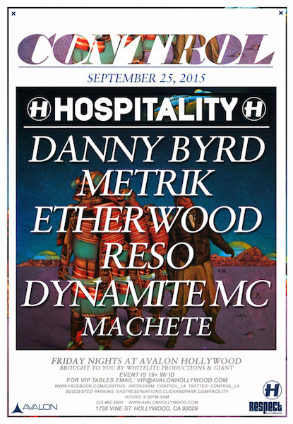 Hospitality DNB with Danny Byrd, Metrik, & More - September 25 (Avalon, Hollywood)