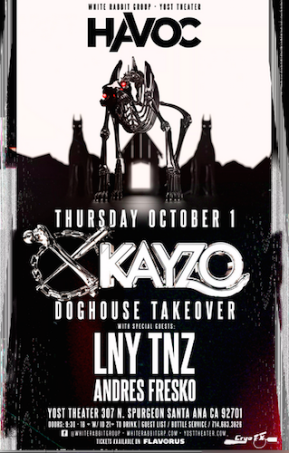 Kayzo - October 1 (Yost Theater, Santa Ana)