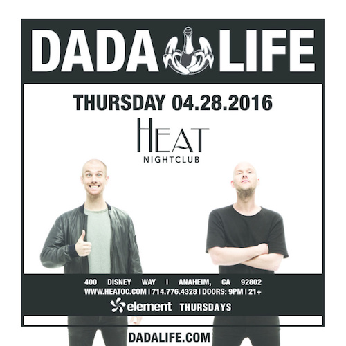 Dada Life - April 28 (Heat, Anaheim)
